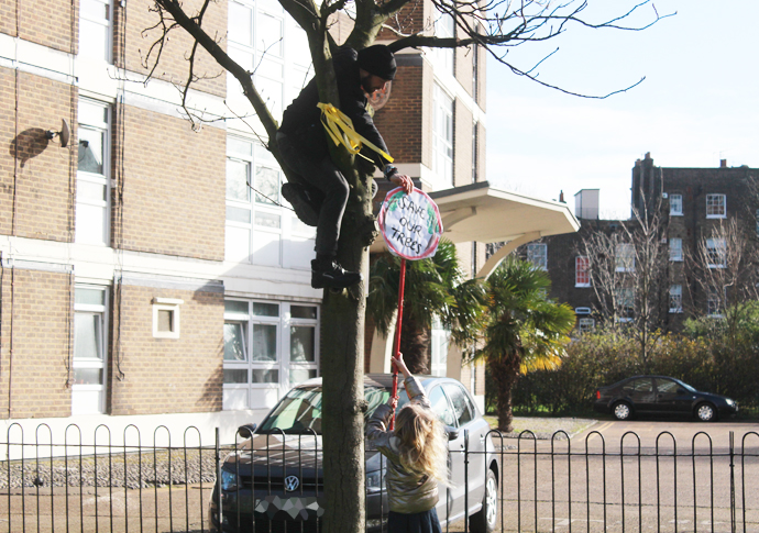 Highbury corner trees protest IMG_4660