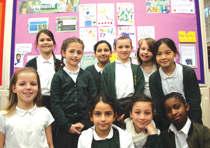 Gender agenda! School’s role play Tess Sudea Rhoswen Keeping Olivia Ghela Lavenia Awat Jannat Lahmira Iris Harwood Samira Rial Sanchez Eve Davies Geri Lu Amia Turpin-Dickson
