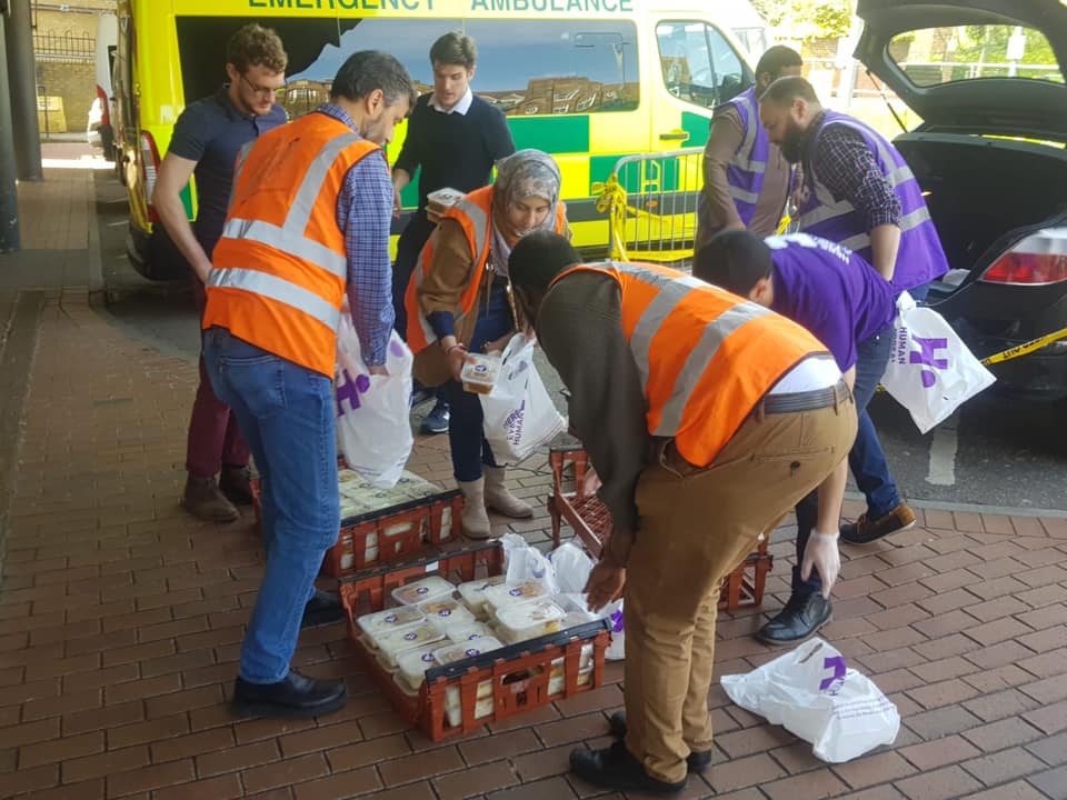 Meals being unloaded at the Whittington
