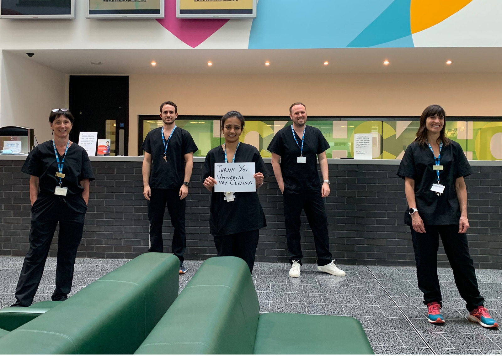 Dry cleaner makes hundreds of scrubs for health workers Islington Tribune