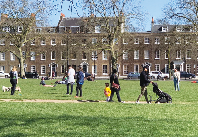 We saw people breaking the rules on Highbury Fields Highbury Fields Lockdown
