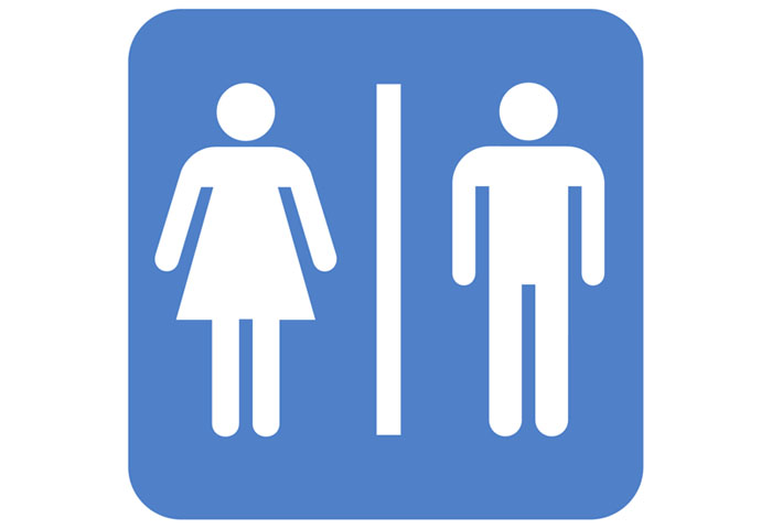 We need public loos now Gender sign