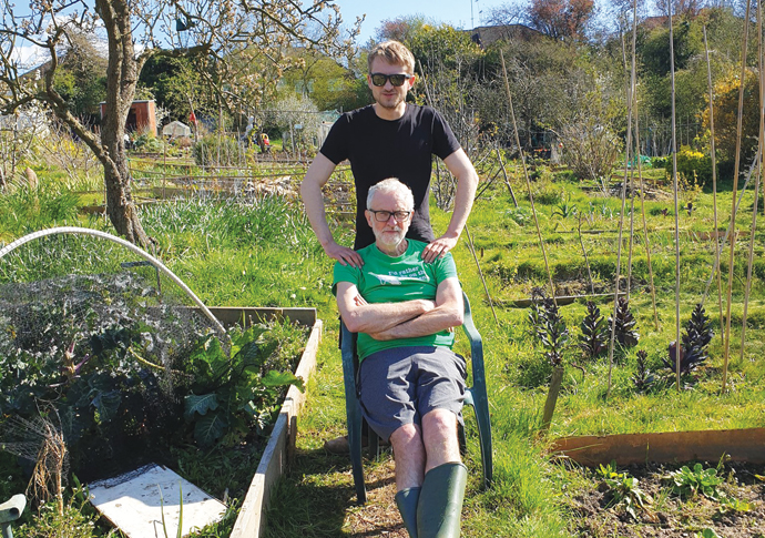 Growers won’t lose the plot after 10 years Jeremy Corbyn and son Tommy