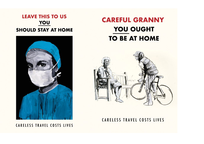 Poster boys of the pandemic Virus posters