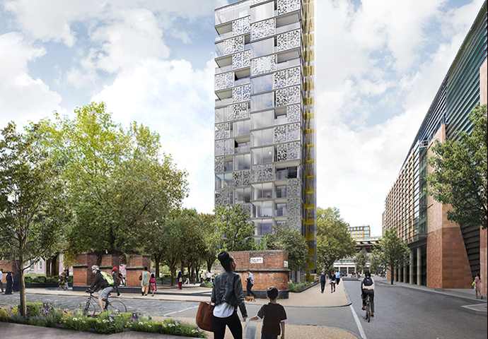 Brill Place tower