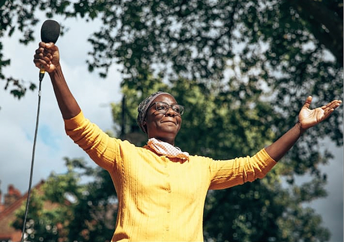 Hundreds join peaceful Black Lives Matter demonstration Valerie Bossman-Quarshie