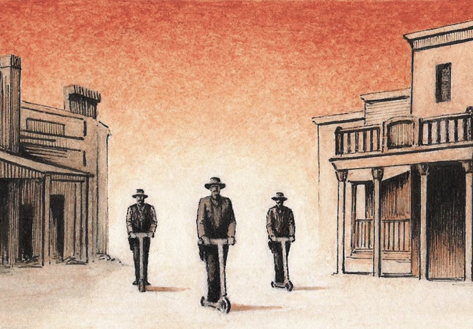 Look out for this new breed of e-scooter Wild West Scooters_John Sadler