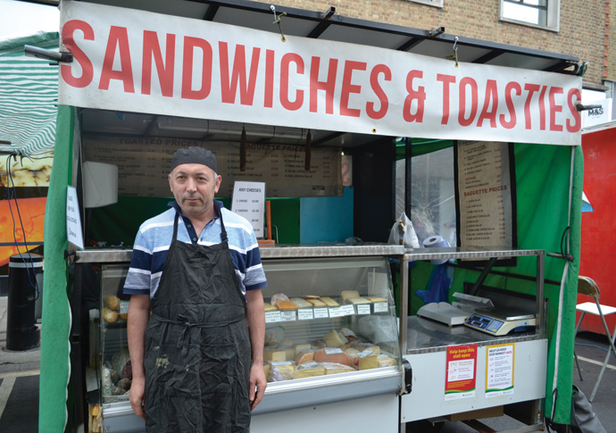 Yalcin Ozdemir Cheese stall
