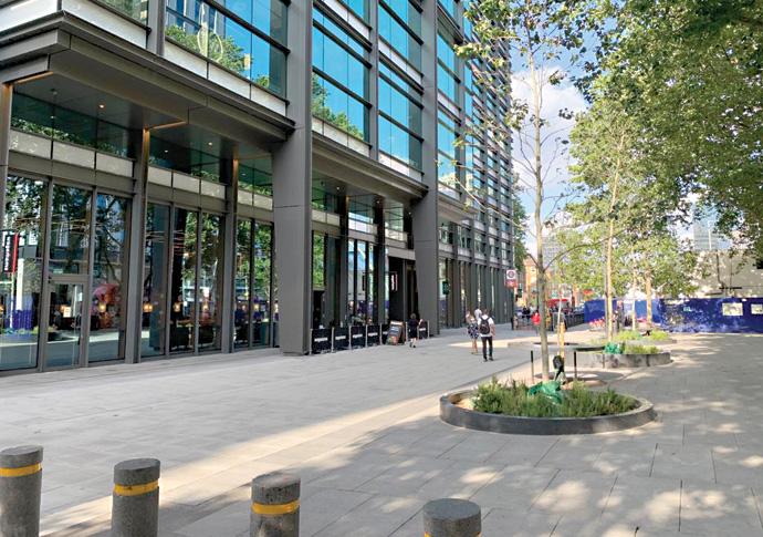 All quiet in Old Street as office workers are told to stay at home Empty Old Street