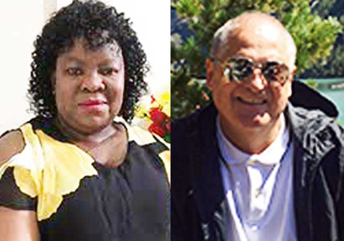 Relatives pay tribute to hospital staff who died from coronavirus Felicity Sarah Siyachitema and Luis Carlos Villada