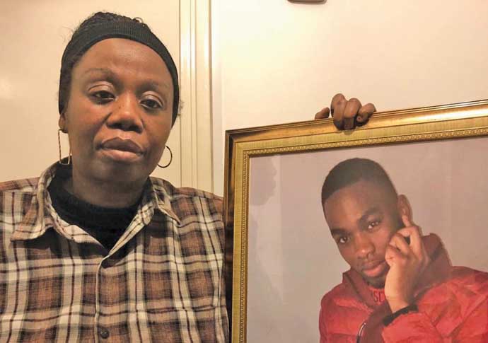 Stab murder detective says witnesses will not help police Kwasi Anim-Boadu's mother Susan