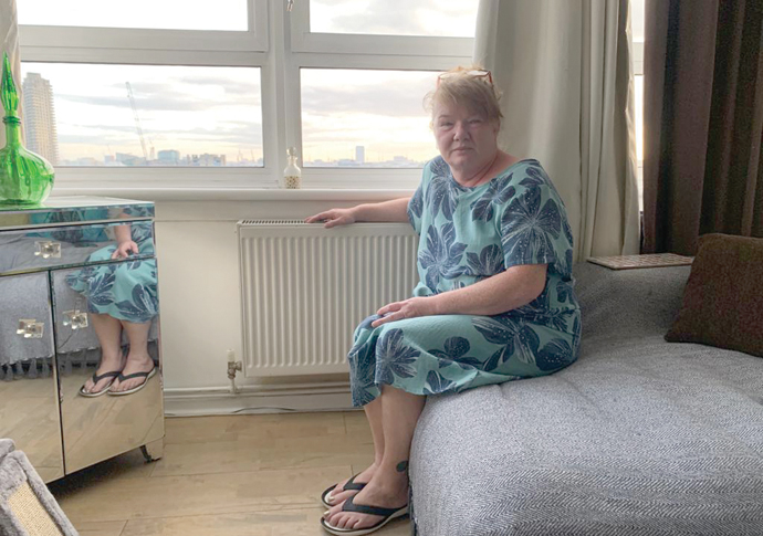 Tower tenants: Summer not reliable enough for heating switch-off Susie Luke in Braithwaite House