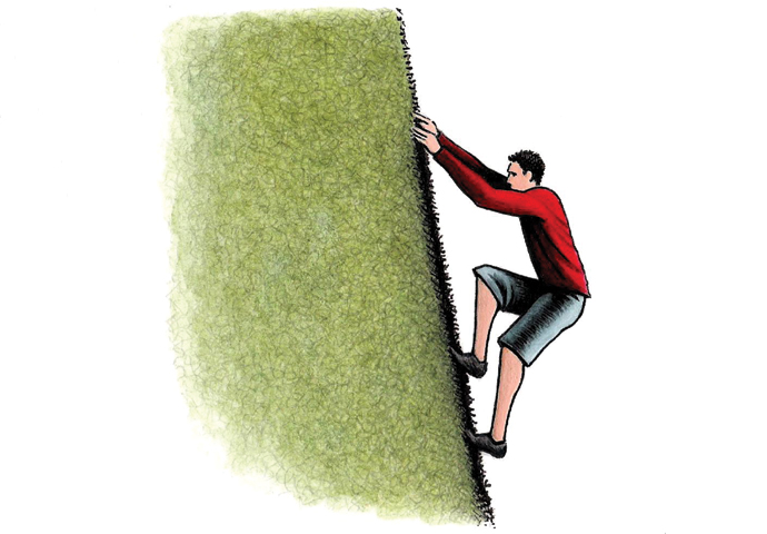 Playing Field Cartoon