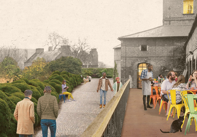 The House of Illustration development plan is a landmark for the area Quentin Blake Centre for Illustration_Tim Ronalds Architects _Prospective Terrace