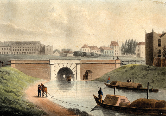 Happy 200th! Canal celebrations go online Regent's Canal, by Shepherd, 1822