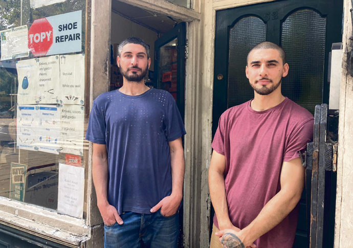 Brothers take over cobbler business after Covid-19 loss Tevfik Kamil and Erkin Kamil