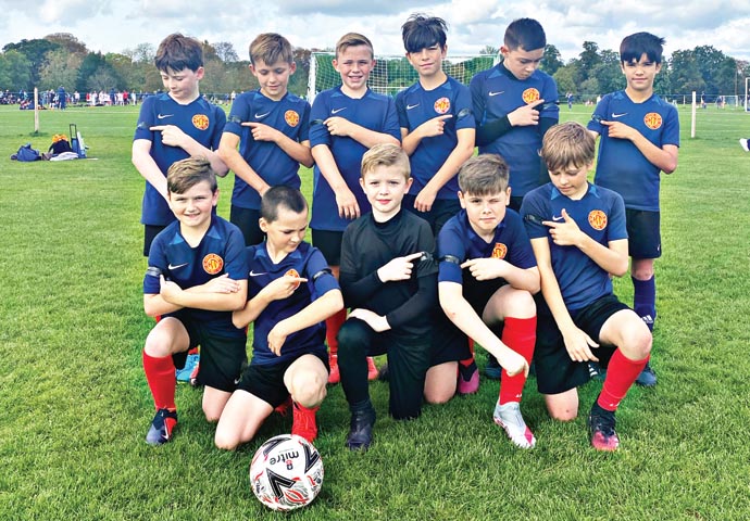 Town’s tribute! Making Dave proud KentishTown-U11s