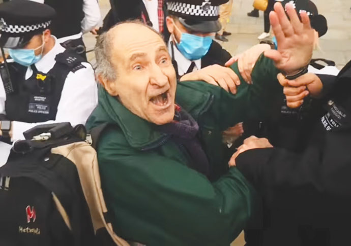 Hardline on Assange protesters Assange protest arrest