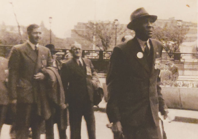 George walked tall George Arthur Roberts march