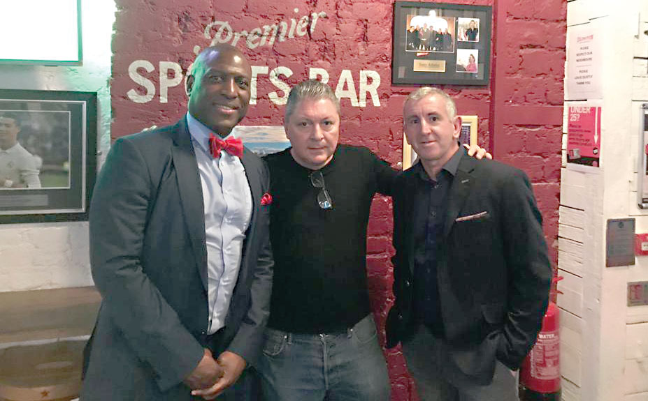 Kevin Campbell Mick Doherty and Nigel Winterburn