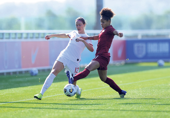 Arsenal star Lotte Wubben-Moy back with a bang Lotte Wubben-Moy and MC's Demi Stokes