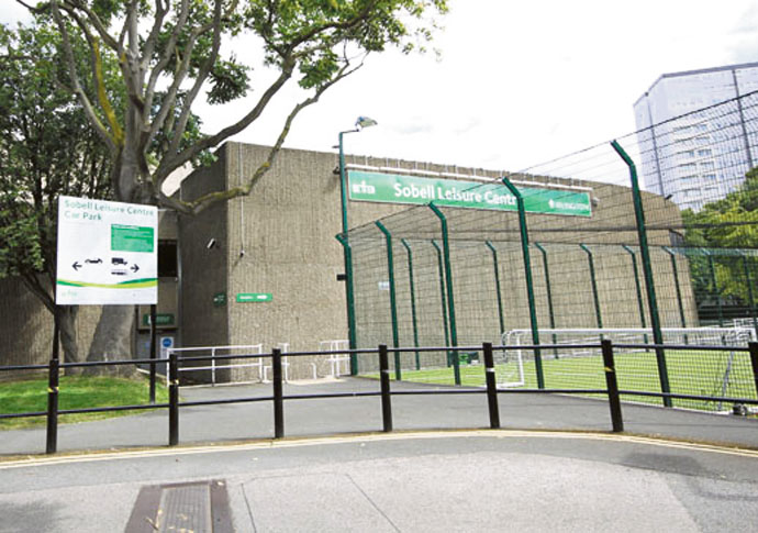 Virus testing hub set for leisure centre car park Sobell-Leisure-Centre