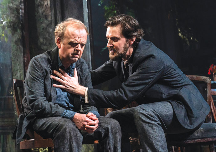 Lucy Popescu’s theatre news: Grief is the Thing with Feathers; The Snail and the Whale; Mr Shadow; Uncle Vanya Toby Jones and Richard Armitage in Uncle Vanya