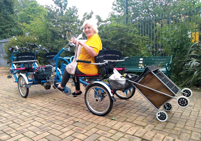 Current thinking: bike taxis for the over-60s Bike works