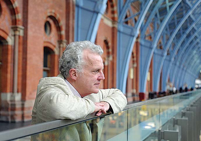 Christian Wolmar at St Pancras