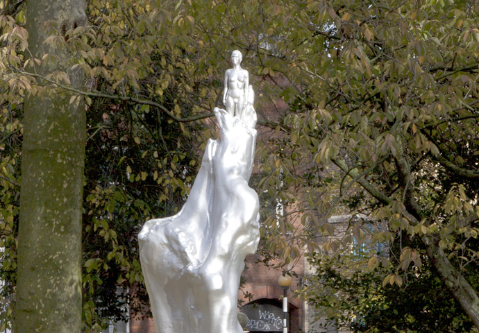 What better site for an iconoclastic statue for Mary Wollstonecraft? Mary Wollstonecraft statue