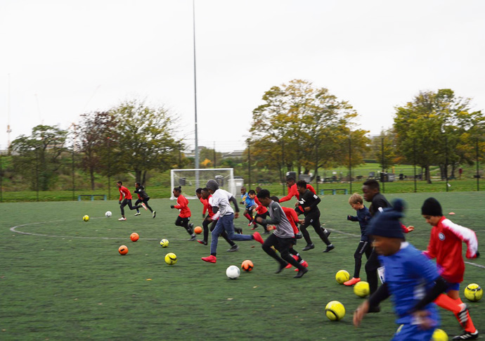 Switch of play as club holds web sessions Pro Touch Football training