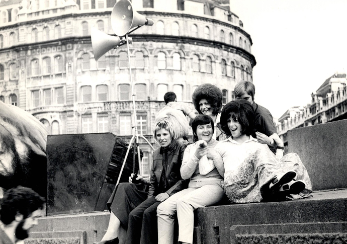 A Gay Liberation Front march to Trafalgar Square in 1972 Photo LSE Library
