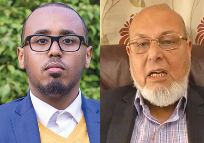 Bashir Ibrahim left and Asad Chowdhury