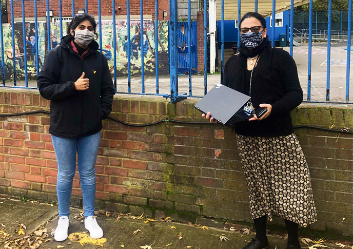 ‘Digital divide’: scramble for lockdown laptops Mindy Jhakra with Resham Mirza