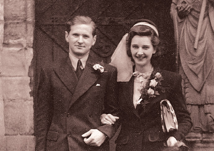 Tom and Sheila's wedding