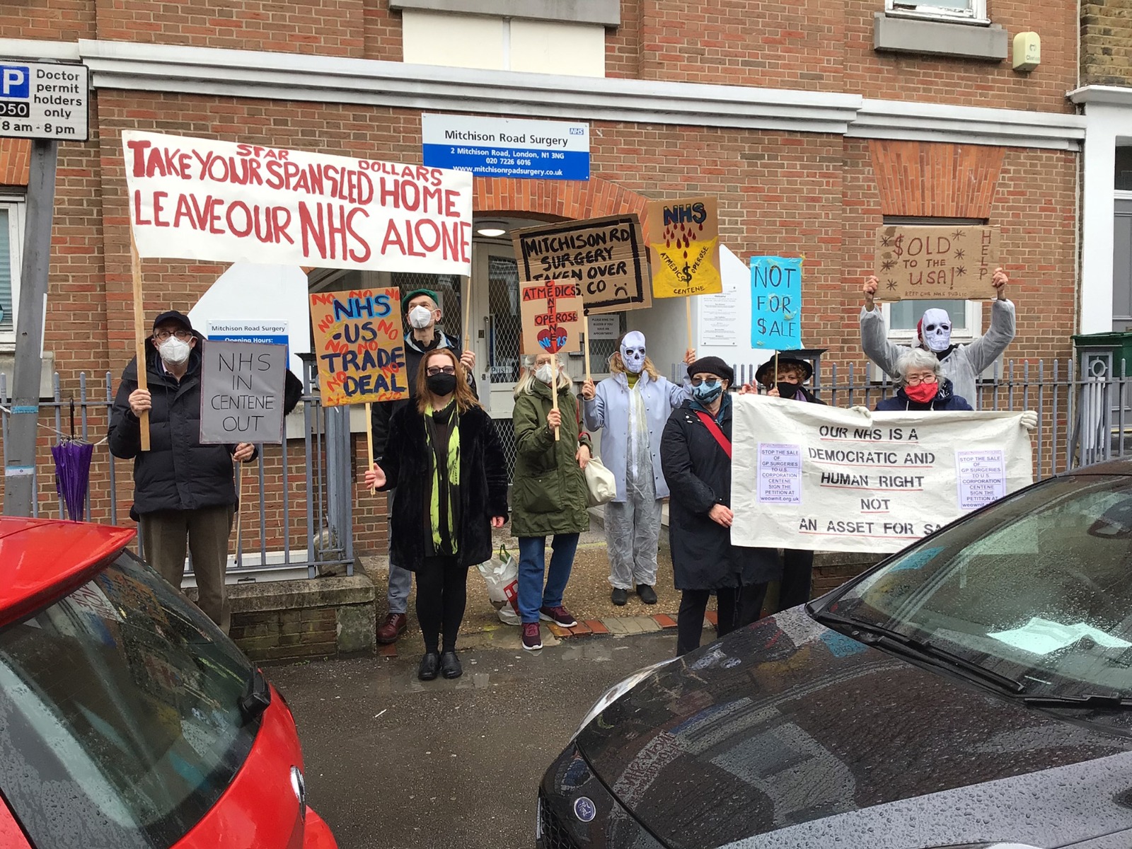 Protests outside GP surgeries after US firm's takeover Islington Tribune