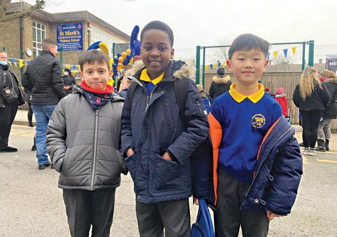 Tears and cheers as children go back to school St Mark's CofE Primary School_4