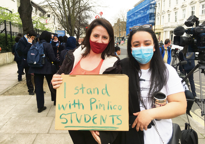 Well done the academy students Dee Johnson at Pimlico School