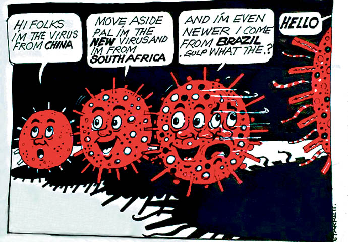 Keep up the good work Bob Starrett_lockdown cartoon