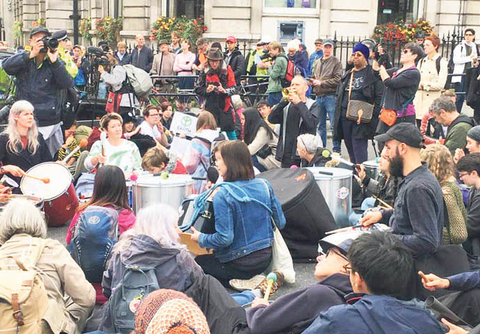 Liberties are under attack Extinction Rebellion protest_October 2019