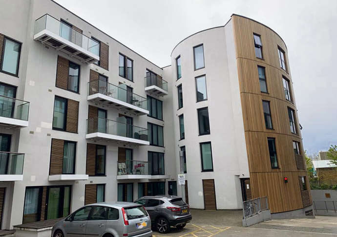 Safety uncertainty for ‘waking watch’ homes Morea Mews