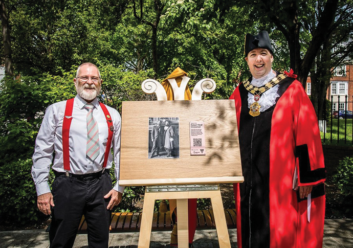 Martin McGloghry and mayor