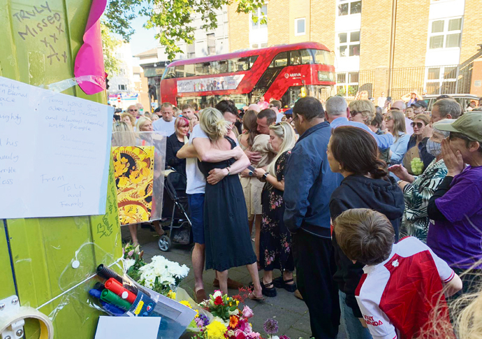 Tony Eastlake vigil