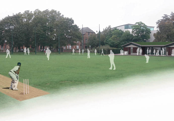 Cricket plan for park: ‘They should have asked us – howzat?’ Wray Crescent park_new cricket pitch and pavilion