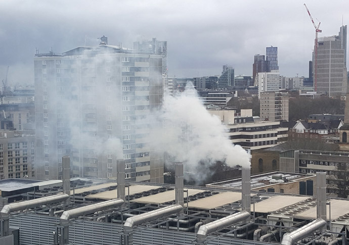 Air pollution anger: ‘We’ve had 30 years of dirt’ Goswell Road Chimneys_pollution