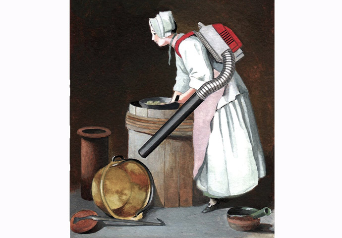 Ban the awful leaf blowers Maid Leaf Blower_John Sadler