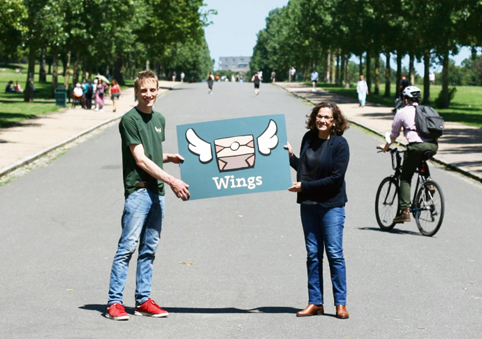 Wings’ take-off! Ethical delivery co-op gets off ground Rich Mason 02-Wings 2