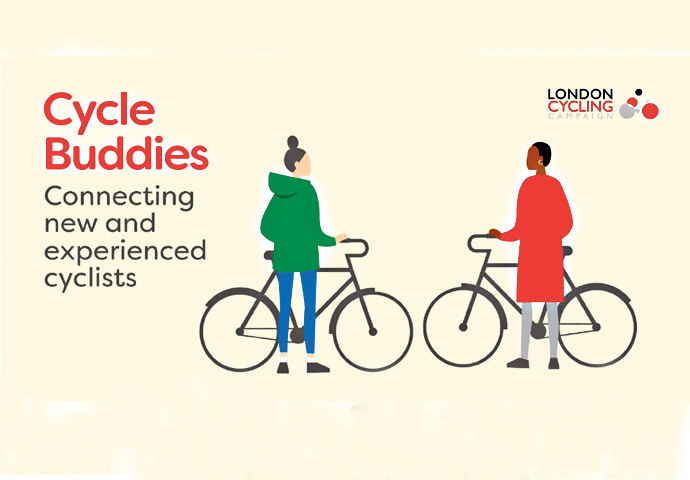 The Cycle Buddies scheme can help Cycle Buddies poseter