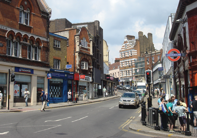 Murder in Hampstead: why crime novel is dead familiar Hampstead High Street