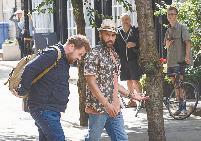 How a back street in King’s Cross became one of city’s hottest film shoot locations James Corden PIC: SIMON LAMROCK
